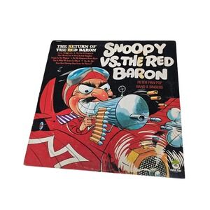 Snoopy Vs. The Red Baron Peter Pan Pop Band & Singers Vinyl LP Record N‎ 8054